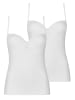 Nina von C. 2er Pack BH Hemdchen in Weiss Weiss