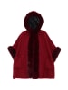 fraully Poncho in Rot