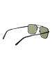 Serengeti Herren Sonnenbrillen Aviator Schwarz
