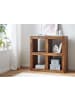 KADIMA DESIGN Standregal Massivholz 82 cm hoch 4 Böden Design Holz-Regal