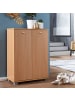 FineBuy Schuhschrank in Braun / Spanplatte / 60x35x90