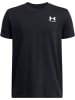 Under Armour Sportshirt "Icon Taped T-Shirt" in Schwarz