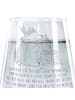 Mr. & Mrs. Panda Trinkglas Igel Federschmuck mit Spruch in Transparent
