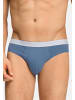 Hanro Slip / Unterhose Cotton Essentials in Stormy gray / tanzanite