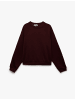 KOTON SWEATSHIRTS in Bordo