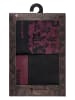Happy Shorts Boxer Jersey in schwarz, bordeaux