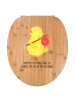 Mr. & Mrs. Panda Holz Toilettendeckel Küken Wander mit Spruch in Braun