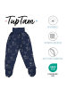 TupTam Baby Jungen Strampelhose mit Fuß 3er Pack in dunkelblau