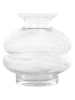 Beliani Blumenvase RODIA in Transparent - (W) 14 x (H) 24 x (L) 14 cm