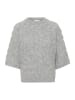 Kaffe Strickpullover KAmalene in Grey Melange
