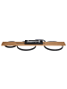 Beliani Deckenleuchten SPEAN in Schwarz/Braun - (W) 100 x (H) 7 x (L) 30 cm