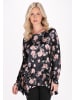 Usha Women Blouse in black multicolor