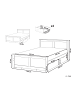 Beliani 5-tlg Doppelbett DAUPHIN in Braun