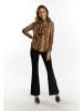 faina Bluse in Braun Beige