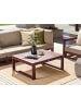 Beliani Couchtisch TIMOR in Braun - (W) 75 x (H) 35 x (L) 90 cm