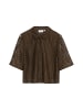 comma Bluse in schoko - 0002