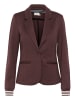 Kaffe Blazer Kinnie Regular fit in Fudge/Chalk Stripe