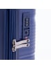 Gladiator 0800 4 Rollen Trolley 55 cm mit Dehnfalte in blue