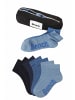 Bench Kurzsocken in 2x marine, dunkelblau, 2x jeans-meliert