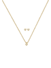 Elli DIAMONDS  Schmuckset 585 Gelbgold Herz in Gold