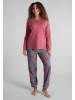 Götzburg Pyjama Marbella in rot-mittel-Allover