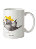 Mr. & Mrs. Panda Kaffeetasse Rabe Sombrero ohne Spruch in Weiß