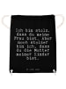 Mr. & Mrs. Panda gymnastiktasche Ich bin stolz, dass... mit Spruch in Schwarz