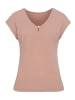 LASCANA Kurzarmshirt in rose, mint