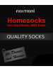 normani 4 Paar Homesocks mit Frotteesohle und ABS in Schwarz