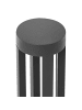Beliani Pollerleuchte PAYETTE in Schwarz - (W) 15 x (H) 60 x (L) 15 cm