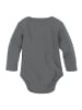 Kidsworld Langarmbody in anthrazit, grau