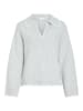 Vila Strickpullover in Light Grey Melange