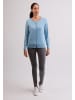 CASH-MERE.CH Cardigan Rundhals in Hellblau