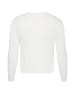 VERNOLE Damen Strickjacke in Wollweiss