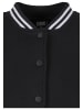 Urban Classics Urban Classics Damen Ladies Inset College Sweat Jacket in black/white