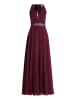 Vera Mont Abendkleid mit Spitze in Wild Ruby
