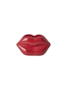 Rice Keramik Vase Lips Rot in rot