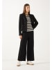 More & More kurzer, kastiger Jerseyblazer in black