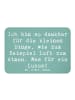 Mr. & Mrs. Panda Fridge Magnet Spruch Dankbarkeit für kleine Din... in Meeresbrise