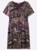 sheego by Joe Browns Jersey-Kleid in lila-magenta-gemustert