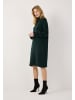 More & More ausgestelltes Strickkleid mit Turtleneck in dark bottle green