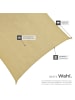 tectake Sonnensegel  inklusive Spannseile, beige