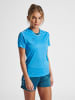 Hummel Hummel T-Shirt Hmlcore Multisport Damen Atmungsaktiv Schnelltrocknend in BLUE DANUBE