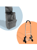 relaxdays Einkaufstrolley in Grau - 45 l