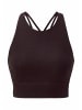 Hessnatur Bustier Fitted Highneck in schwarzbeere