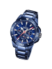 Festina Analog-Armbanduhr Festina Chrono Bike blau extra groß (ca. 47mm)