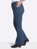 sheego Bootcut-Jeans in blue-stone-washed