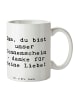 Mr. & Mrs. Panda Tasse Oma Sonnenschein mit Spruch in Weiß