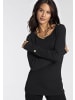 Bruno Banani Strickpullover in schwarz