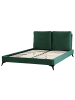 Beliani Doppelbett MELLE in Grün/Schwarz - (W) 156 x (H) 98 x (L) 233 cm